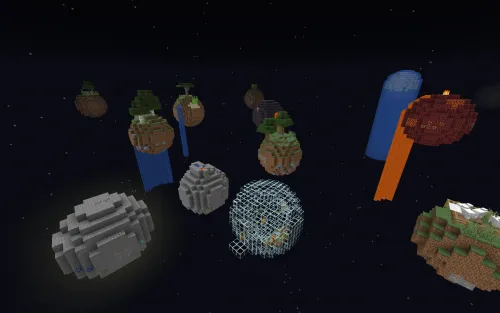 Floating Planets Survival — Minecraft xarita, rasm 1