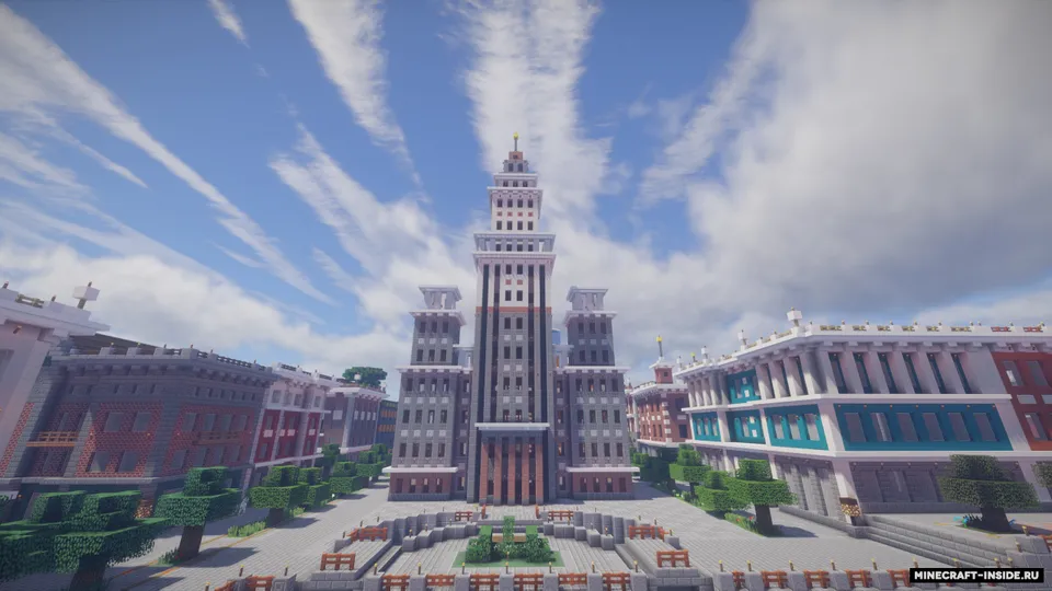 2D City - katta shahar — Minecraft xarita, rasm 2