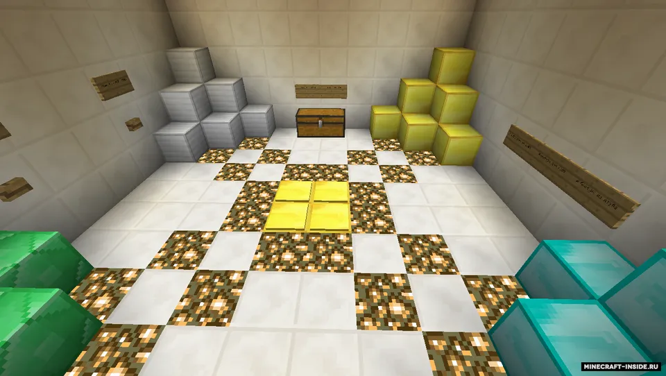 Sinovlardan o'ting va so'zni yig'ing — Minecraft xarita, rasm 4