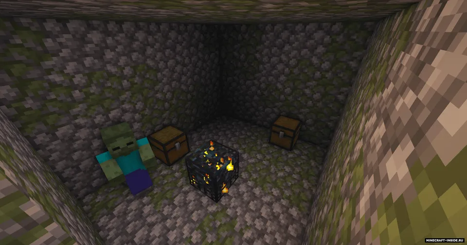 To'qqiz chunk - Omon qolish xaritasi — Minecraft xarita, rasm 3