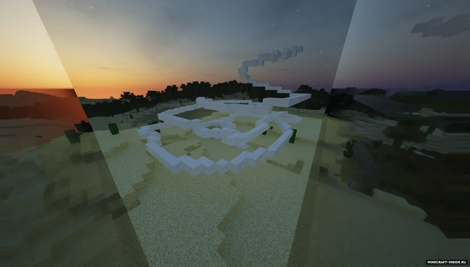 PVP xarita - Oyoq ostidagi bloklar — Minecraft xarita, rasm 3