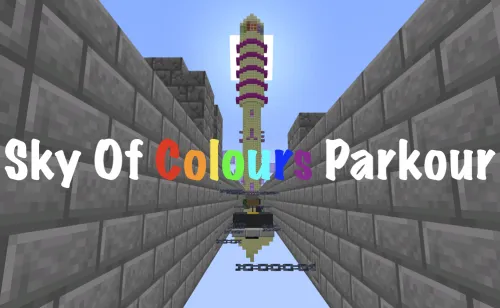 Sky Of Colours Parkour — Minecraft xarita, rasm 1