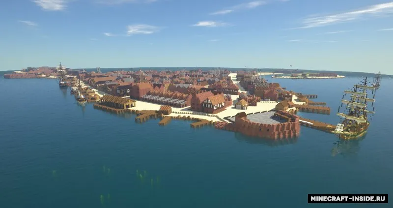 Port Royal: The Buccaneer Paradise — Minecraft xarita, rasm 2