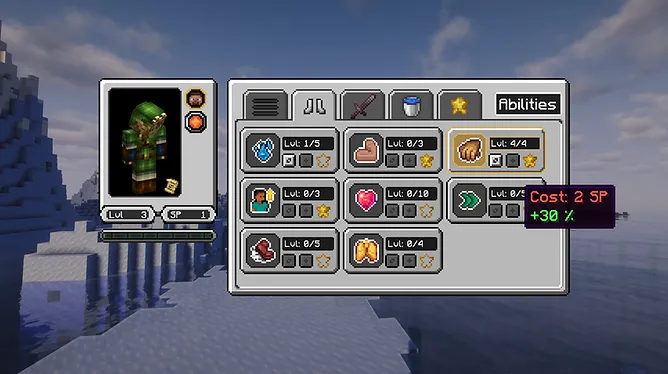 Tyz's Skills — Minecraft mod, rasm 2