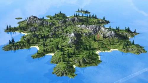 Richard Island — Minecraft xarita, rasm 1