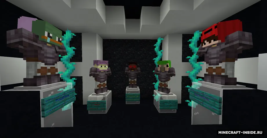 Hide and Seek + kitlar bilan PVP — Minecraft xarita, rasm 2