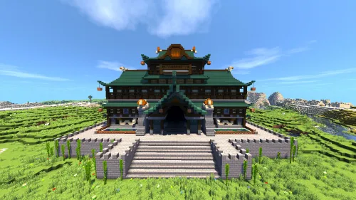 Dima Skrynnik'ning yapon qal'asi — Minecraft xarita, rasm 1