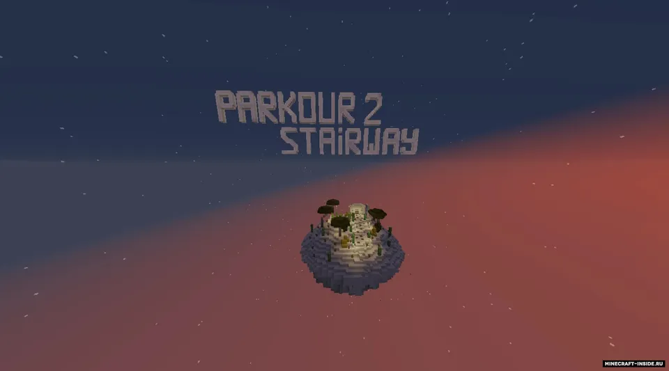 Parkour Stairway 2 — Minecraft xarita, rasm 2