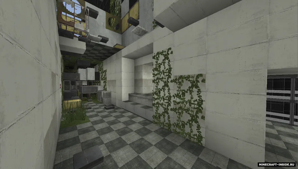 GLaDOS'ning uchta zali va vayron bo'lgan zal — Minecraft xarita, rasm 2