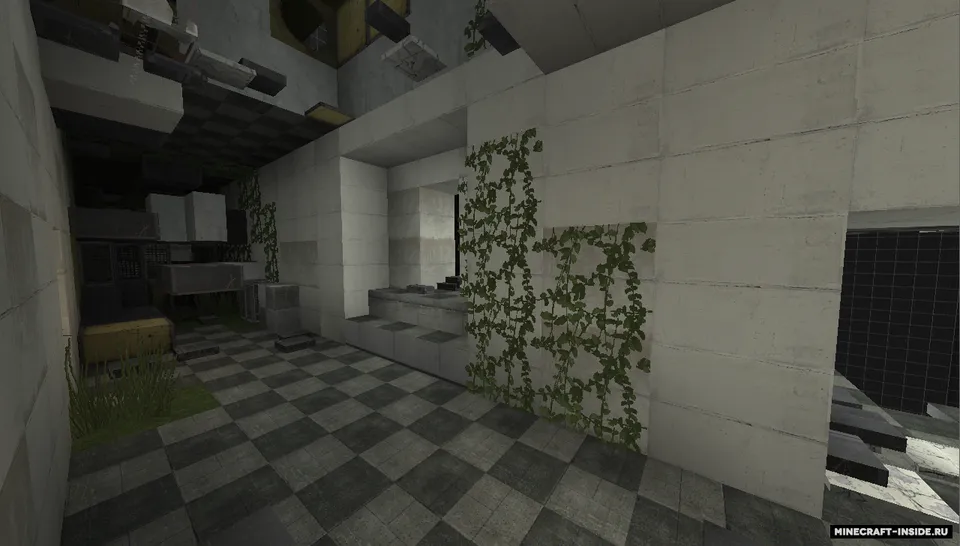 GLaDOS'ning uchta zali va vayron bo'lgan zal — Minecraft xarita, rasm 3