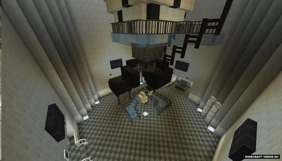 GLaDOS'ning uchta zali va vayron bo'lgan zal — Minecraft xarita, rasm 6