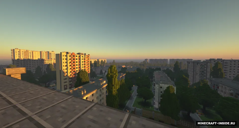 Post-Soviet Streets — Minecraft xarita, rasm 4