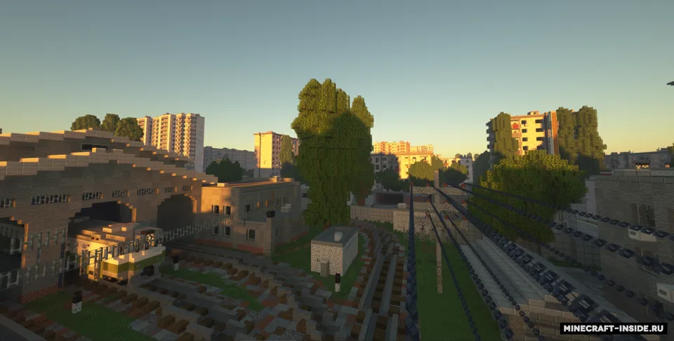 Post-Soviet Streets — Minecraft xarita, rasm 5