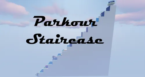 Parkour Staircase — Minecraft xarita, rasm 1