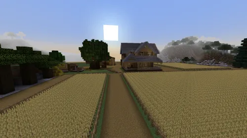 Amerika ranchosi — Minecraft xarita, rasm 1