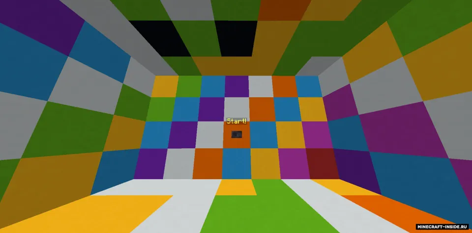 Rangli xonalar — Minecraft xarita, rasm 4