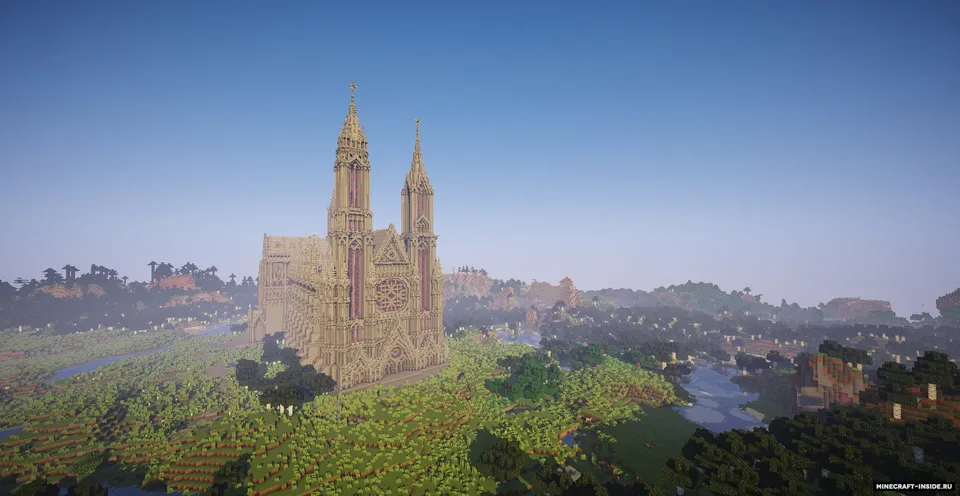 Gotika sobori — Minecraft xarita, rasm 2