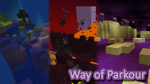 Way of Parkour — Minecraft xarita, rasm 1