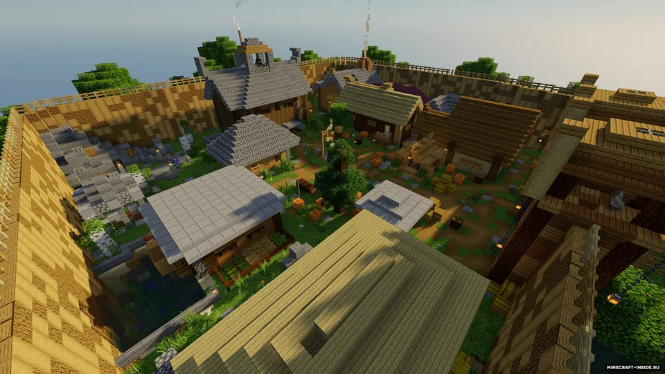 Ustunlar: Qishloq — Minecraft xarita, rasm 8