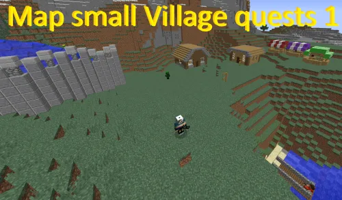 Map small Village quests — Minecraft xarita, rasm 1