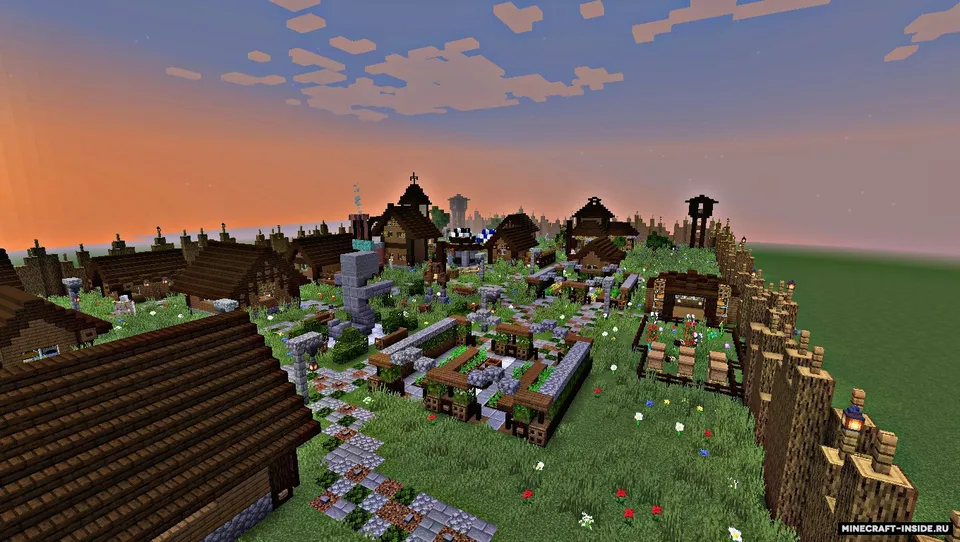 Village country — Minecraft xarita, rasm 2