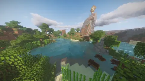 Village in the forest