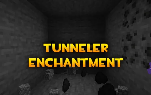 Tunneler Enchantment — Minecraft mod, rasm 1