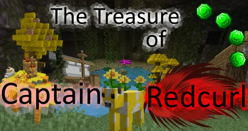 The Treasure of Captain Redcurl — Minecraft xarita, rasm 1