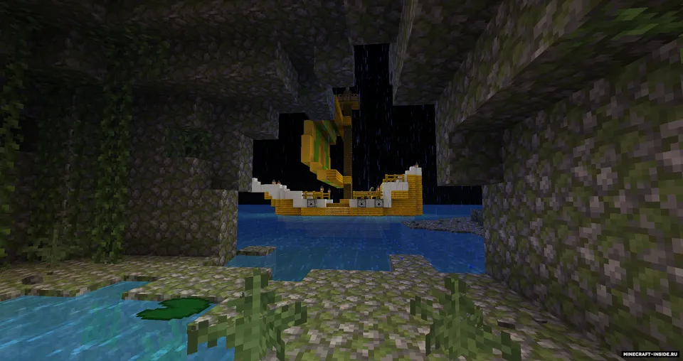 The Treasure of Captain Redcurl — Minecraft xarita, rasm 2