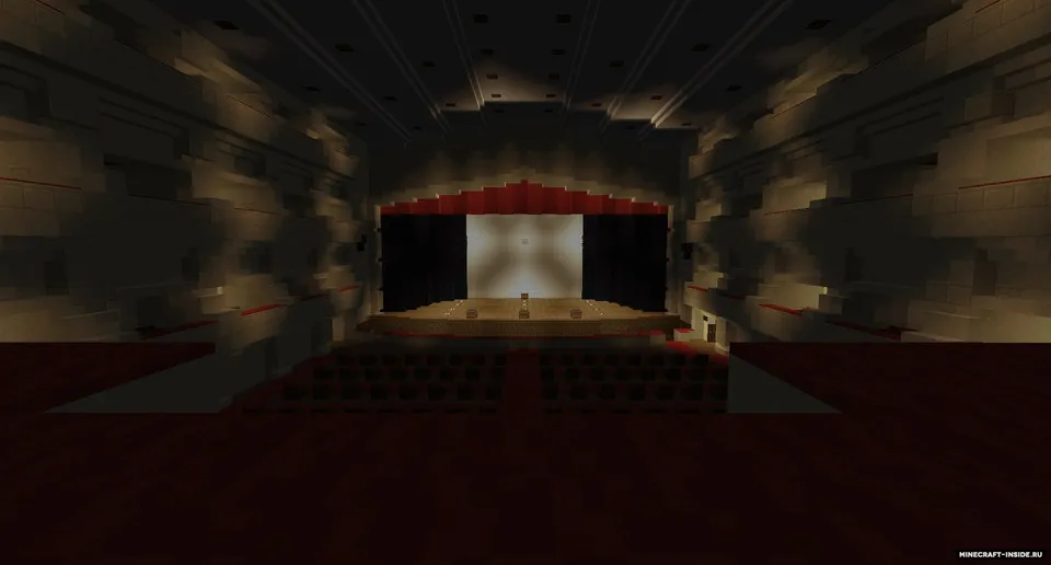 Ishchi teatr — Minecraft xarita, rasm 3