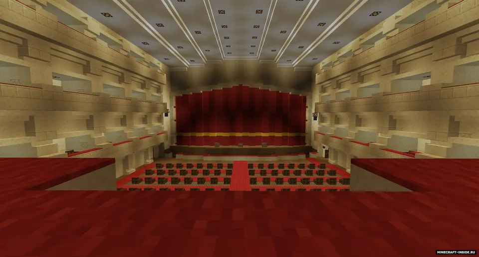 Ishchi teatr — Minecraft xarita, rasm 4