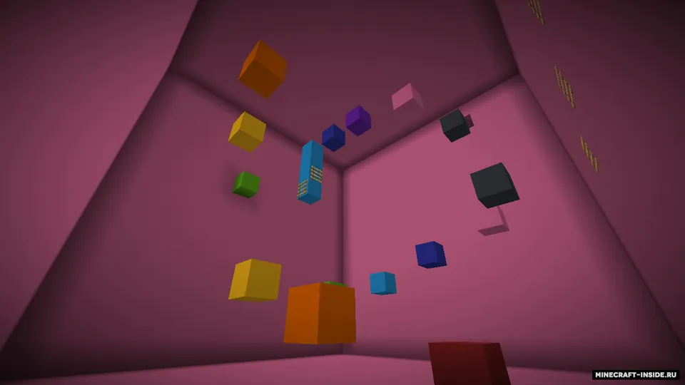 Rainbow parkour — Minecraft xarita, rasm 4