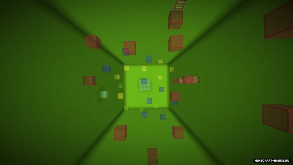 Rainbow parkour — Minecraft xarita, rasm 8