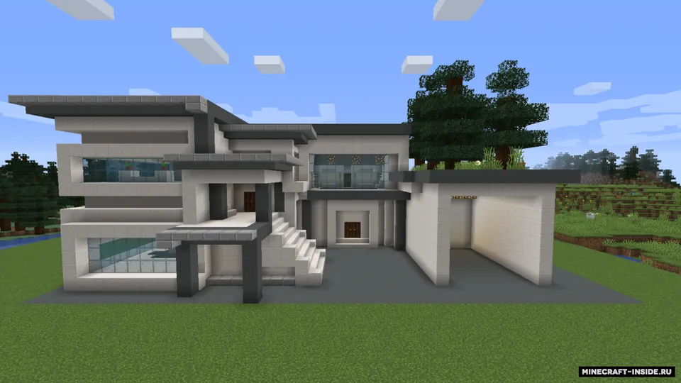 Ikki qavatli uy — Minecraft xarita, rasm 2