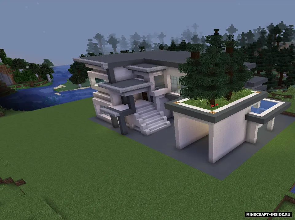 Ikki qavatli uy — Minecraft xarita, rasm 4