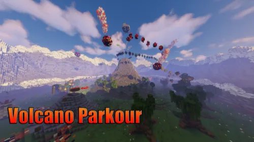 The Vulcano Parkour — Minecraft xarita, rasm 1