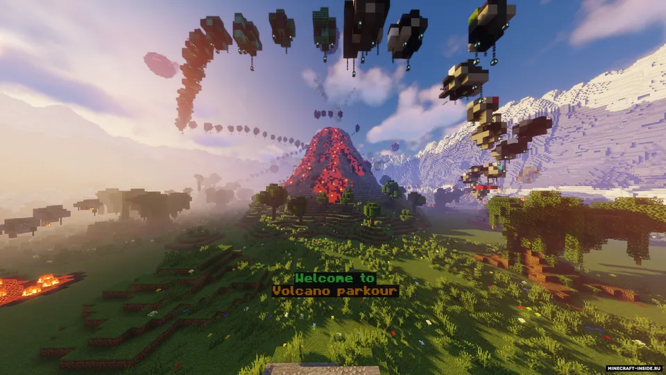 The Vulcano Parkour — Minecraft xarita, rasm 3
