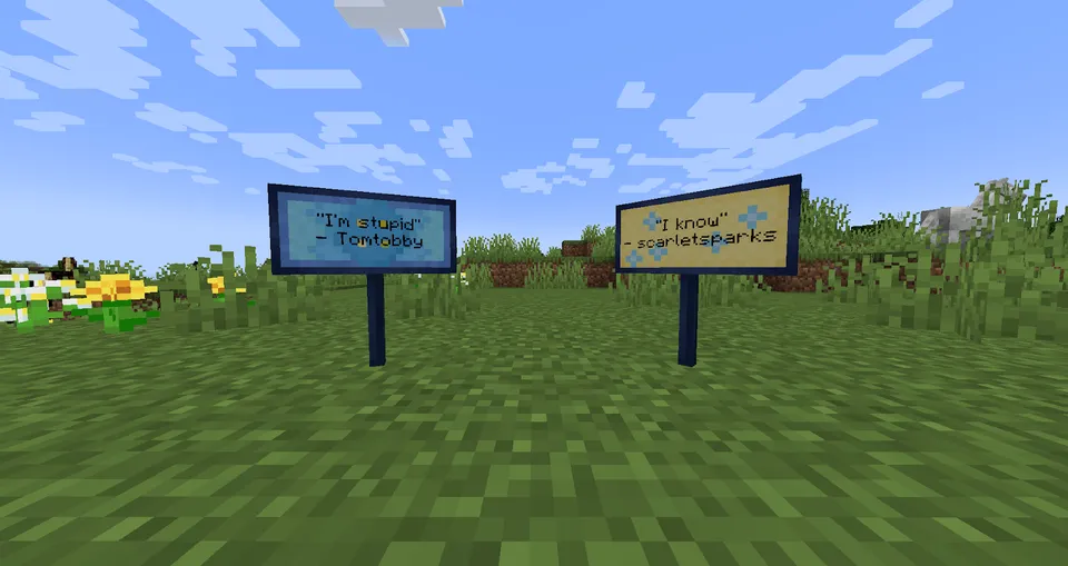Basically Signs — Minecraft mod, rasm 3