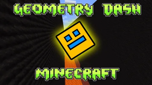 Geometry Dash in Minecraft v1.2 — Minecraft xarita, rasm 1