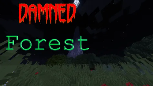 Damned forest with a killer — Minecraft xarita, rasm 1