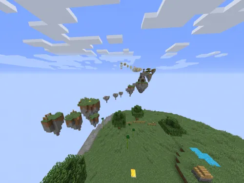 Parkour Island — Minecraft xarita, rasm 1