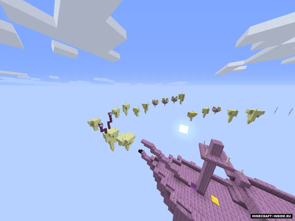 Parkour Island — Minecraft xarita, rasm 2