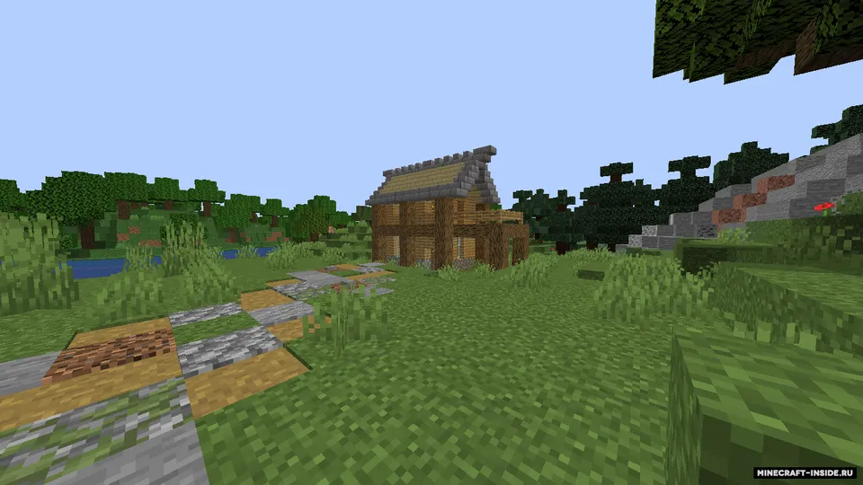 Kichik "Ozyorovo" shaharchasi — Minecraft xarita, rasm 3