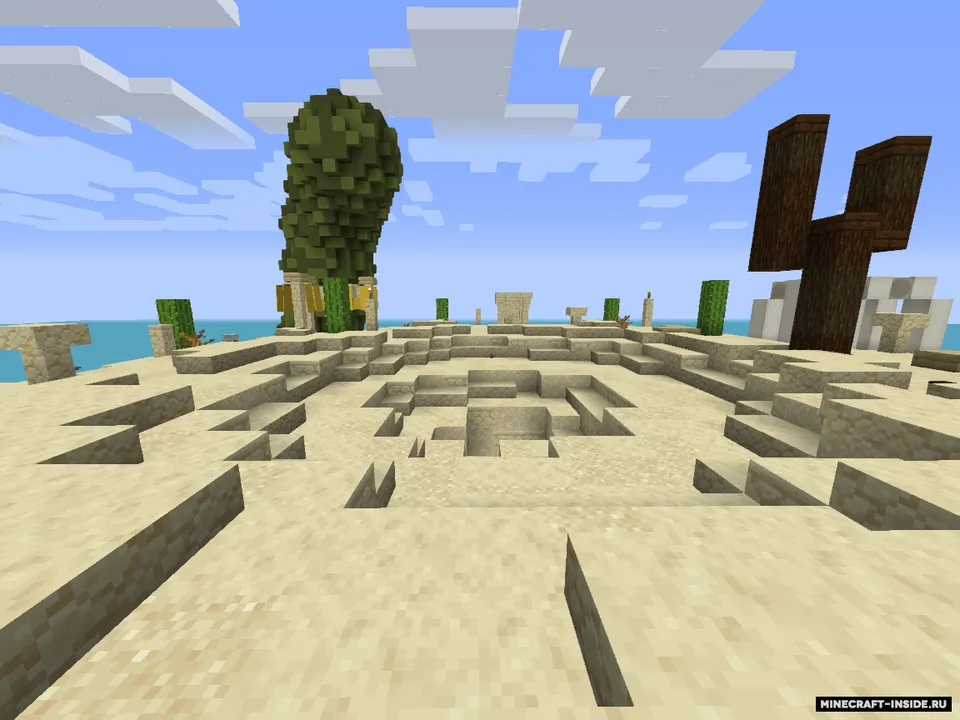 Qumli orolda PVP — Minecraft xarita, rasm 2