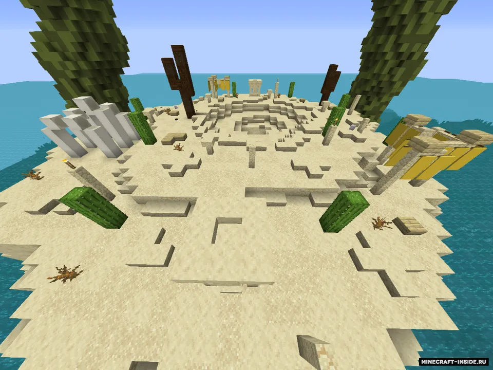 Qumli orolda PVP — Minecraft xarita, rasm 3