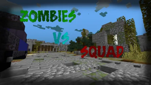 Zombies VS Squad — Minecraft xarita, rasm 1