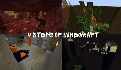 4 Steps of Minecraft