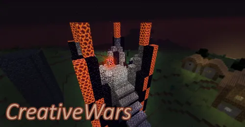 CreativeWars - Oʻyinchilar va kreativ jangi — Minecraft xarita, rasm 1