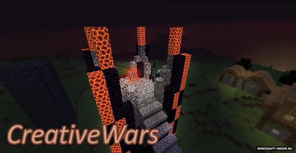 CreativeWars - Oʻyinchilar va kreativ jangi — Minecraft xarita, rasm 6