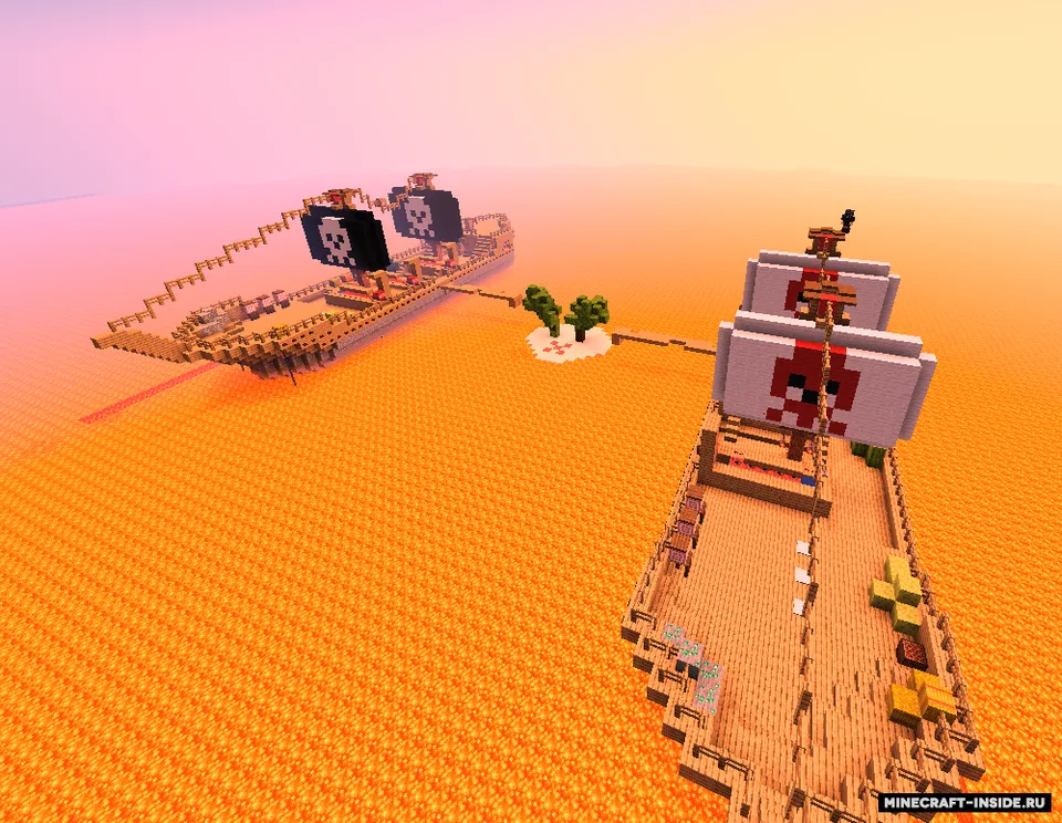 Qaroqchilar jangi: Xazinaga ochkoʻzlik — Minecraft xarita, rasm 2